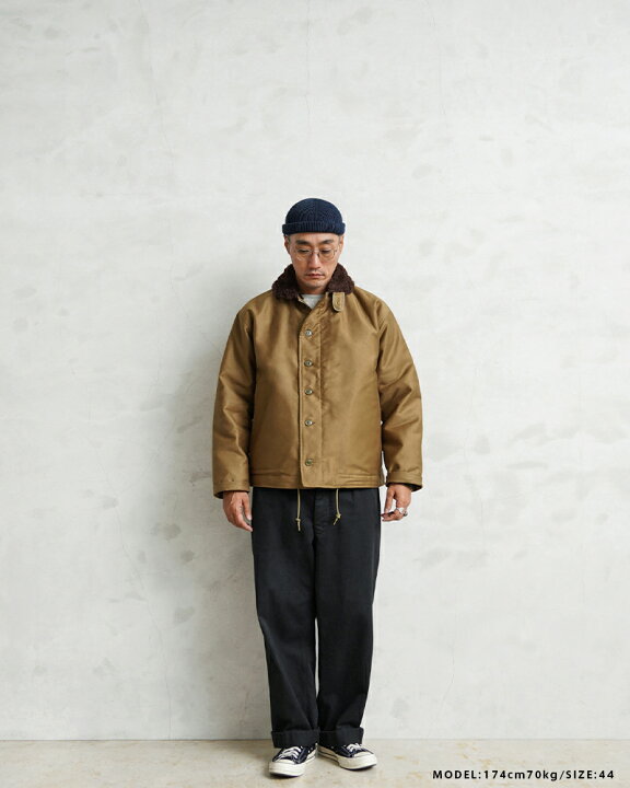 楽天市場】WAIPER.inc 忠実復刻 米軍 U.S.NAVY N-1 デッキジャケット 