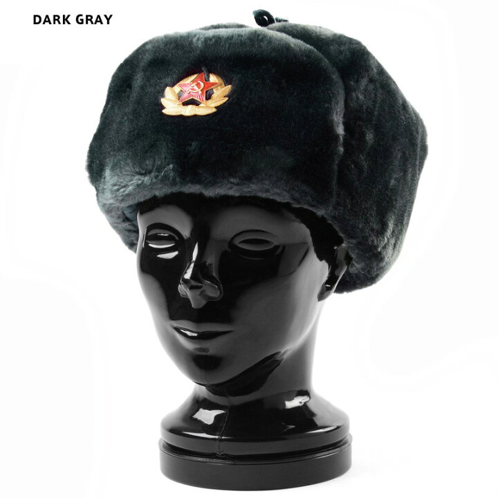 楽天市場】☆新品 ロシア軍実物製造工場製 兵用防寒帽（ウシャンカ 