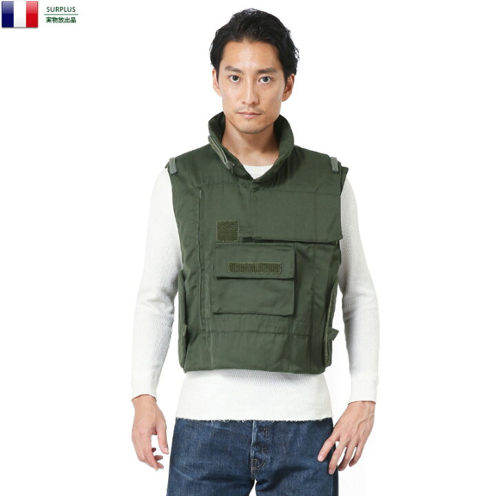 楽天市場 実物 新品 フランス軍 フラグレーションベスト オリーブ ミリタリー 軍物 ギフト クーポン対象外 T Waiper楽天市場店