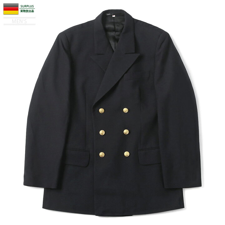 楽天市場】実物 USED ドイツ軍 NAVY メンズ ブレザー ジャケット 