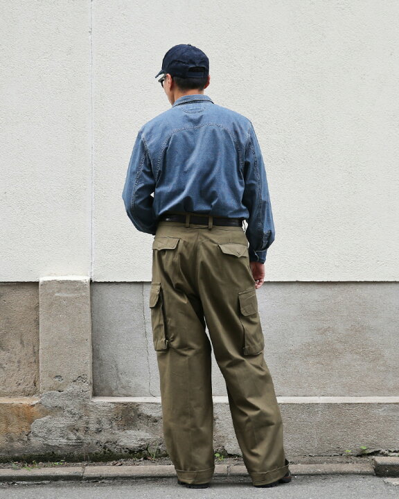 楽天市場】実物 新品 フランス軍 M-47 カーゴパンツ 前期型 コットン製  