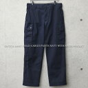 今だけ15％OFF★実物 USED オランダ軍 フィールドカーゴパンツ ナイフポケット付き NAVY【クーポン対象外】【I】｜ミリタリーパンツ ワークパンツ メンズ ボトムス 軍放出品 軍モノ 軍パン 大きいサイズ ゆったり ユーロミリタリー ネイビー実BOZ