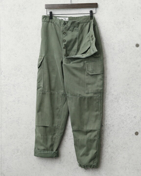 楽天市場】☆実物 USED フランス軍 M-64 カーゴパンツ【クーポン対象外 