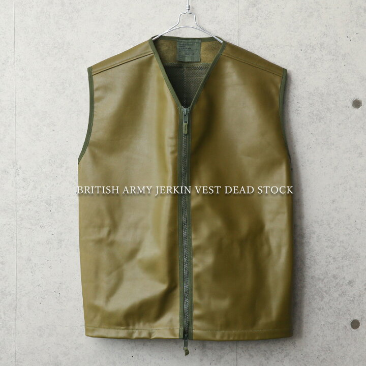 楽天市場】実物 新品 デッドストック イギリス軍 ジャーキンベスト【I 