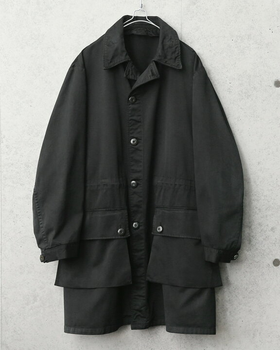 楽天市場】実物 USED スウェーデン軍 M-59 フィールドコート BLACK染め 