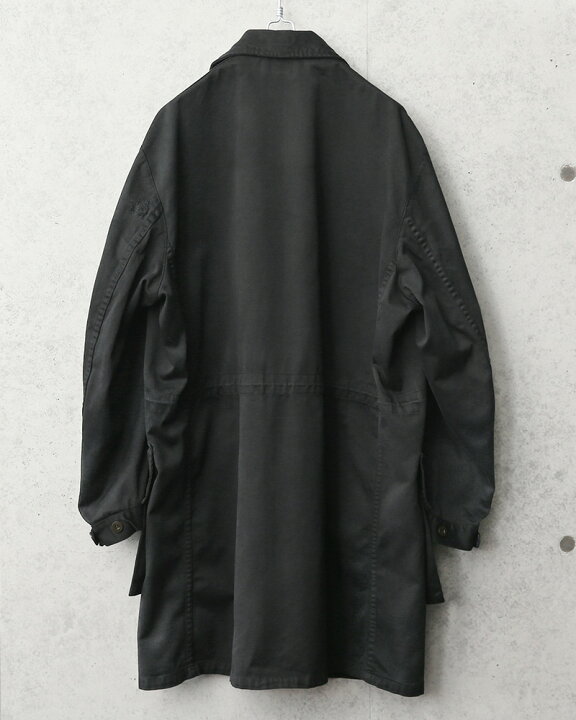 楽天市場】実物 USED スウェーデン軍 M-59 フィールドコート BLACK染め 