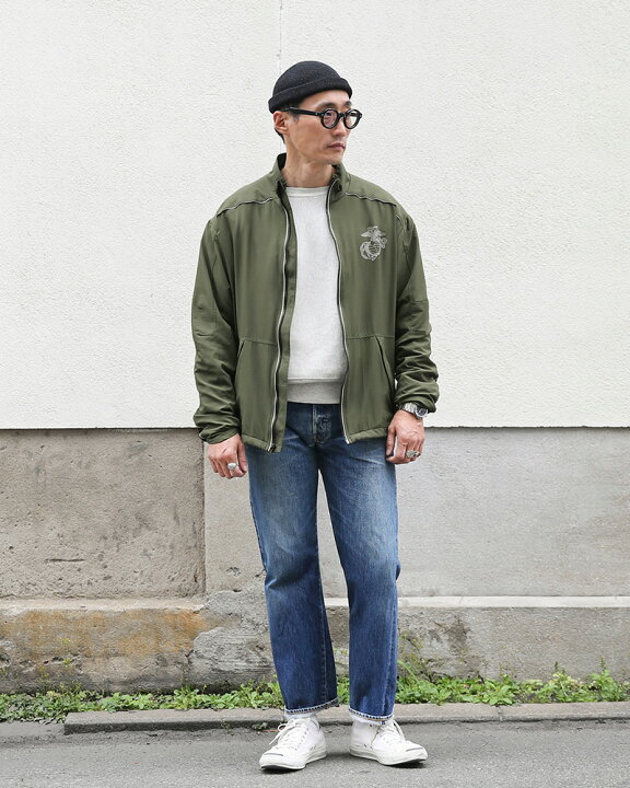 楽天市場 実物 Used 米軍 米海兵隊 U S M C Pt ランニング ジャケット クーポン対象外 I ミリタリージャケット ジャージ ルームウェア メンズ アウター 軍放出品 軍モノ 古着 おしゃれ 大きいサイズ オリーブ ロゴ ジム 部屋着 Waiper楽天市場店