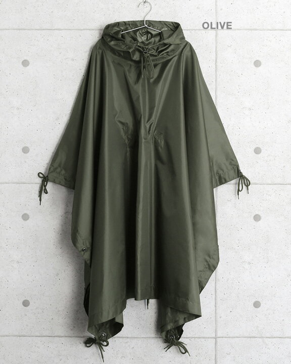 楽天市場】クーポンで最大15%OFF☆新品 米軍タイプ ナイロンポンチョ 