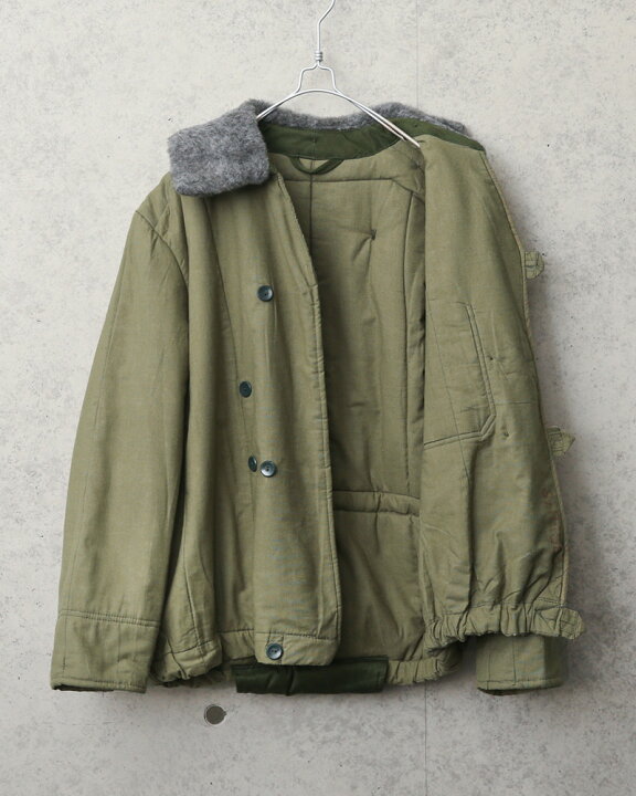 楽天市場】実物 USED ハンガリー軍 M-63 コットンキルティングライナー 
