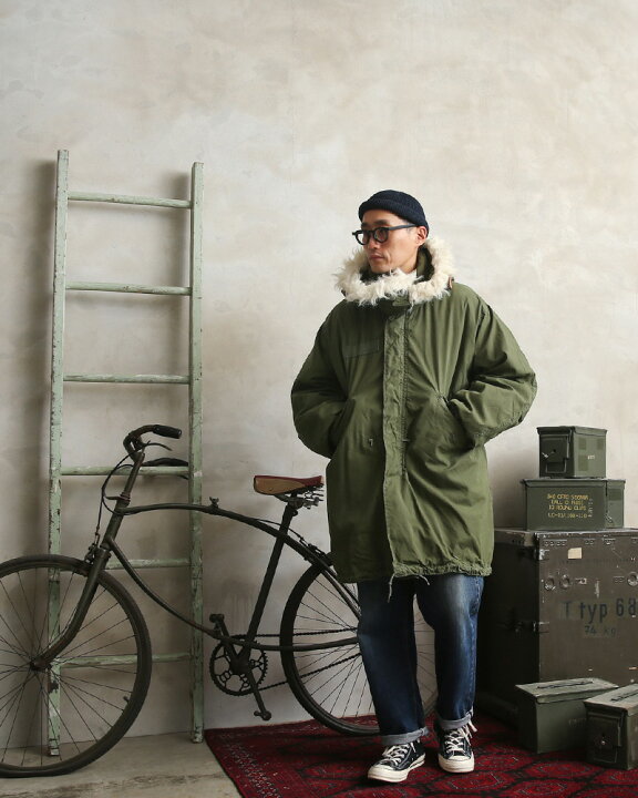 楽天市場】【最短即日発送】希少 実物 USED 米軍 M-65 フィッシュ  