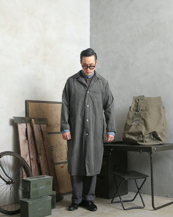 楽天市場 実物 新品 デッドストック ロシア軍 コットンリネンコート Pigment Dyed By Good On クーポン対象外 I Waiper楽天市場店