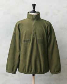 リジェクト 訳あり品 実物 USED イタリア軍 1/4 ZIP フリース プルオーバー【クーポン対象外】【I】