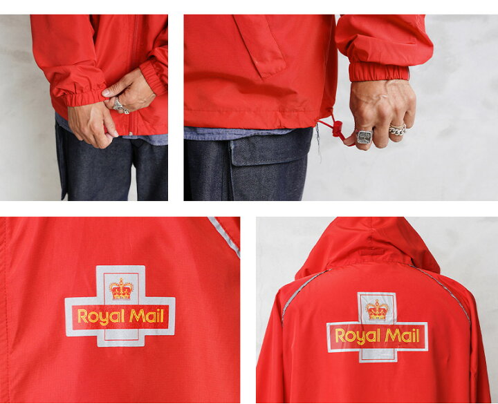 楽天市場】実物 USED イギリス ROYAL MAIL ウインドブレーカー #1  