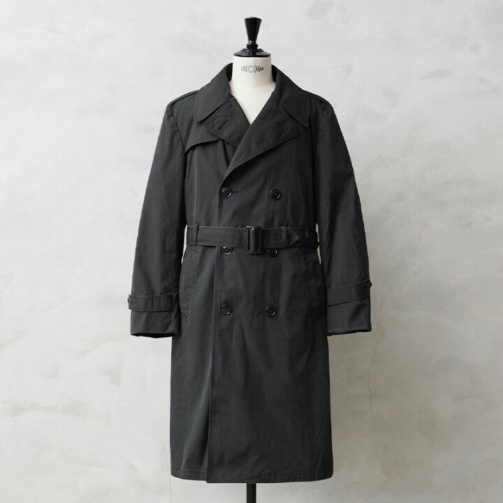 楽天市場】実物 USED 米軍 U.S. NAVY ブラックトレンチコート ライナー  