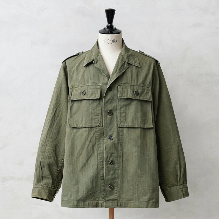 楽天市場】実物 USED オランダ軍 HBT（ヘリンボーンツイル）フィールド 