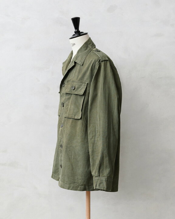 楽天市場】実物 USED オランダ軍 HBT（ヘリンボーンツイル）フィールド 