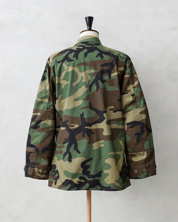 楽天市場】実物 USED 米軍 BDU WOODLAND CAMO ジャケット 後期型 