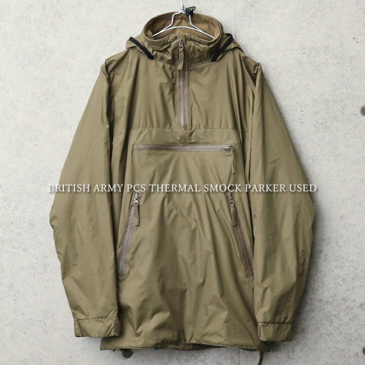 楽天市場】実物 USED イギリス軍 PCS THERMAL スモックパーカー 