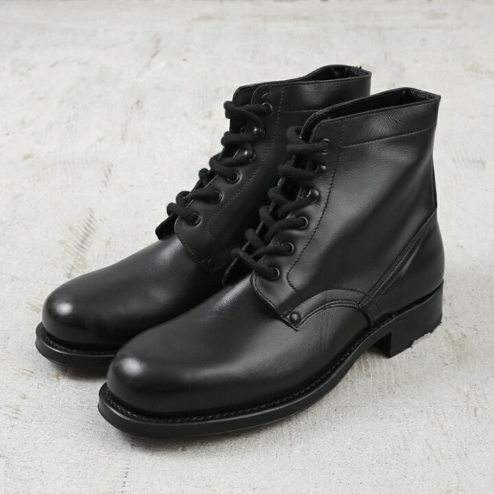 楽天市場】実物 新品 デッドストック イタリア軍 レザー ワークブーツ 