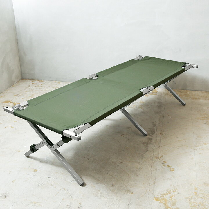 楽天市場】実物 USED 米軍 フォールディングコット（折り畳み野戦 