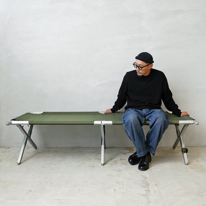 楽天市場】実物 USED 米軍 フォールディングコット（折り畳み野戦 