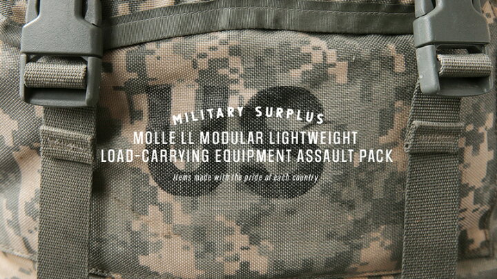 楽天市場】実物 USED 米軍 MOLLE II 3DAY アサルトパック ACU（UCP 