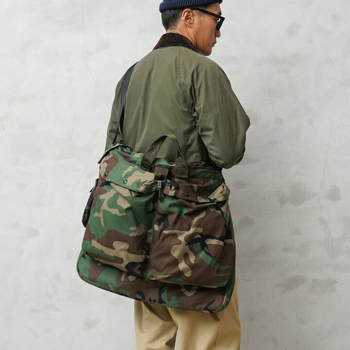 楽天市場】実物 新品 デッドストック 米軍 HGU-56/P ヘルメットバッグ 