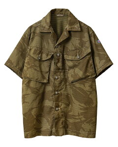 WAIPER.inc ���� �V�i �f�b�h�X�g�b�N �C�M���X�R �����C�N TROPICAL COMBAT S/S �V���c OLIVE���߁y�N�[�|���ΏۊO�z�yI�z�b�g�b�v�X �~���^���[�V���c �����Y ���f�B�[�X �A���J�W ���B���e�[�W ����