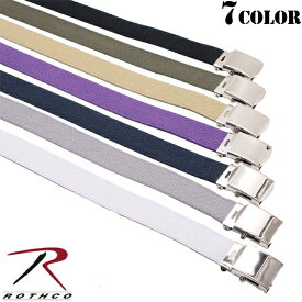 クーポンで最大18%OFF★ROTHCO ロスコ 4170 ミリタリー COLOR WEB ベルト SILVER BUCKLE 7色/【T】