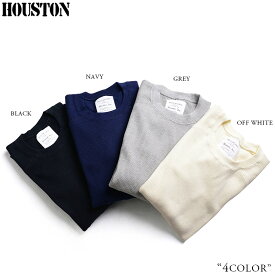 クーポンで最大15%OFF★HOUSTON ヒューストン 20971 HEAVY THERMAL コットンTシャツ/ ミリタリー ロンT 春【T】