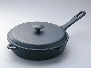 岩鋳製南部鉄器フライパン(フタ付き)※IH対応