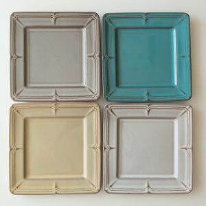 美濃焼 RAFFINE2 ラフィネ 27.5cm スクエア プレートプレート 盛り皿 大皿 メイン皿 ワンプレート 器 ヨーロッパ 磁器 食器 皿 和食器 洋風 引き出物 ギフト お祝い 内祝い 結婚祝 引越し 新築 誕