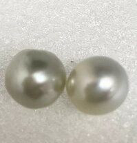 楽天市場】南洋真珠 12mm ピアスの通販