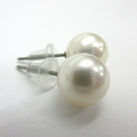 【照り巻き花珠級】あこや真珠ピアス8mm-8.5mm純チタン直結スタッドホワイトピンク品質証明書付き金属アレルギー対応シリコンキャッチアコヤ真珠あこやパール　アコヤパール本真珠6月誕生石(210)
