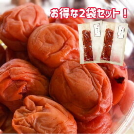 【全国送料無料】 無添加梅 梅干し　2袋　お得セット しそ梅 しそ梅干し 高級 昔ながら ギフト すっぱい 国産 無添加 天日塩 美味しい 酸っぱい 福井 訳アリ 長期保存　熱中症対策　ホワイトデー　母の日　雛祭り　父の日
