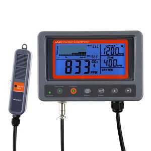 �f�W�^�� CO2 ��_���Y�f IAQ ���j�^�[ �R���g���[���[ �����[�@�\�t�� 4.5m �P�[�u�� NDIR �Z���V���O �v���[�u ���� �z�[�� �I�t�B�X �H��p