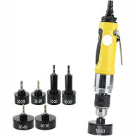 手持ち式 空気圧 ボトルキャップ機 スクリューキャップ機 6種類 ヘッド 搭載 最大 2500RPM 10から50mm 対…