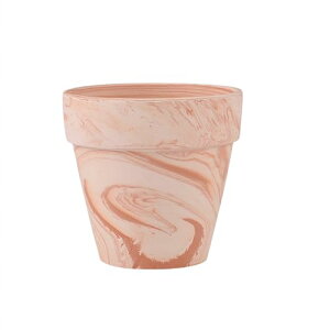 植木鉢赤陶植木鉢グラデーション太盆栽帝通気素焼き大口径北欧簡約、植木鉢スタイリッシュ円筒形耐久鉢トレイ鉢観葉植物北欧室内通気性孔あり、多サイズオプション (17*21cm トレイ付き)