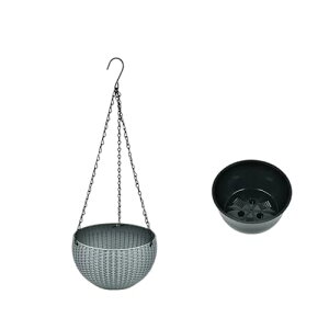 植木鉢つり下げ式厚くしたプラスチック製の鉢緑植怠け者鉢つりかご自己吸水創意つり鉢 植木鉢 ハンギングプランター ハンギングバスケット 吊り鉢 観葉植物 花鉢 屋外の屋内植物の装飾に