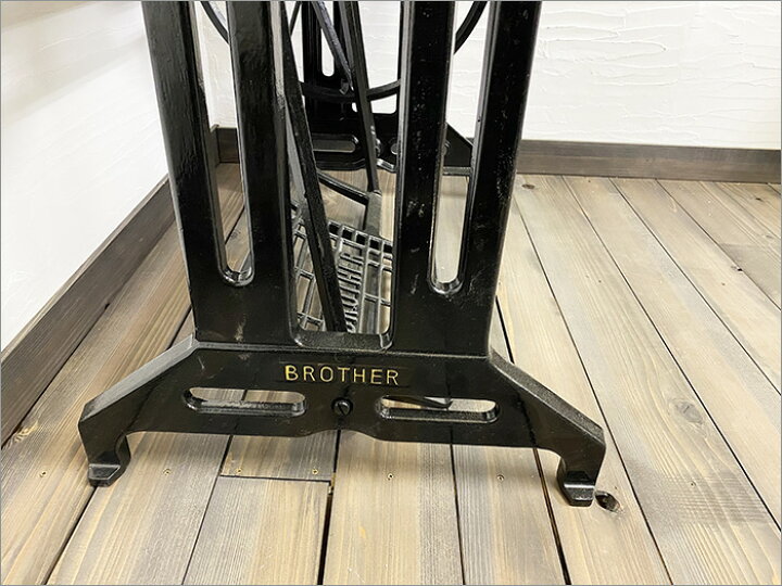 楽天市場】【当店人気のBROTHERブラザーアンティークミシンテーブル  