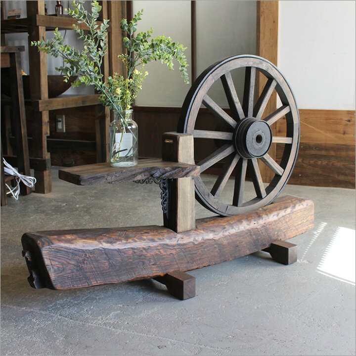 骨董品~木の置物 和室にぴったりです！ - 家具 