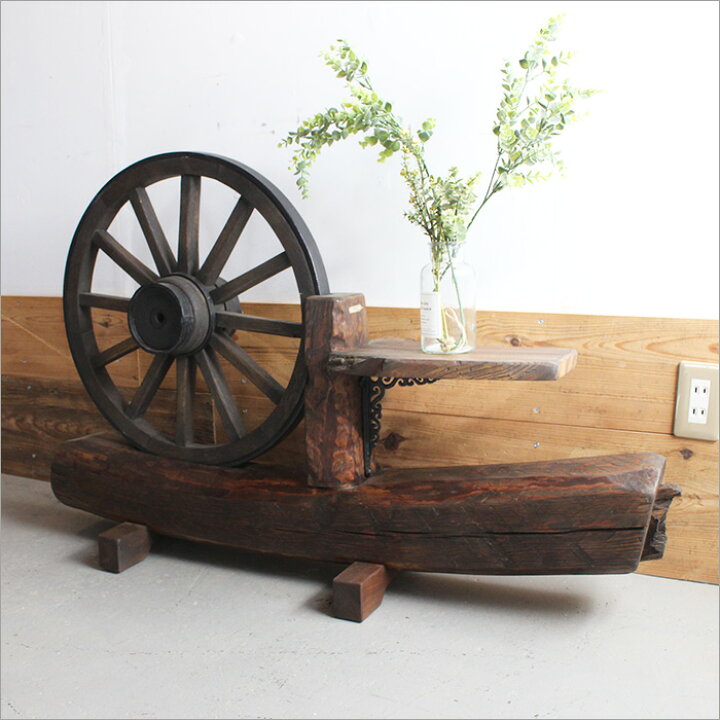 骨董品~木の置物 和室にぴったりです！ - 家具 