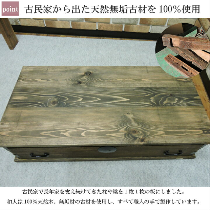 楽天市場】和箪笥 和ダンス 収納ボックス テレビ台 桐 古い家具 箪笥 