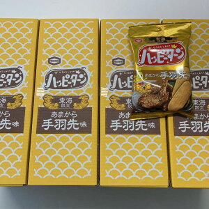 ハッピーターンあまから手羽先味 34g ハッピーターン 東海限定 名古屋 手羽先 てばさき 名古屋土産 お土産 おみやげ ご当地スナック スナック お菓子 おやつ 個包装 配りやすい 職場 会社 学