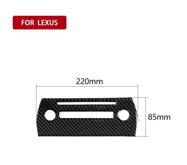 LEXUS レクサスNX 海外並行輸入正規品 200 200t セール商品 300hセンター コンソール カバー CD ステッカー 黒カーボン柄1P 送料無料 パネル