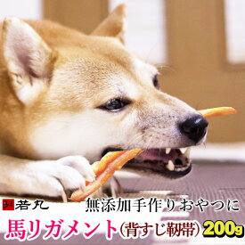 馬リガメント（腱 テンドン 背筋 靭帯）200g ペット用 無添加 馬肉 犬 おやつ 馬背筋 ガム 歯みがき 歯磨き ハミガキ 犬のおやつ 歯石 犬おやつ 歯磨きガム 犬のガム 背すじ 靭帯 いぬ 犬用ガム 馬 せすじ スジ 腱
