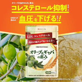 コレステロール 下げる サプリメント LDL コレステロール 血圧 サプリ 高め 血圧サプリ オリーブ ギャバ gaba サプリ 悪玉コレステロール けつあつ 和漢の森 疲労 ストレス ぎゃば 睡眠 サプリ サポート ママ オリーブ&ギャバの恵み