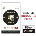 【神トク★エントリーでポイント10倍】 血糖値 糖ケア田七 60粒 下げる サプリメント サプリ おすすめ 糖質 糖質制限 サポニン 田七人参 ジンセノサイド 和漢の森 血糖値を下げる ヘモグロビンa1c 白井伝七 白井田七 食後血糖値 食後血糖 運動