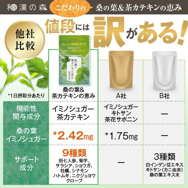 桑の葉&茶カテキンの恵み6袋￼ 