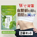 【2袋セット】 ダイエット 脂肪燃焼 内臓脂肪 減らす 血糖値 サプリ 桑の葉 サプリメント 茶カテキン 下げる BMI 皮下…